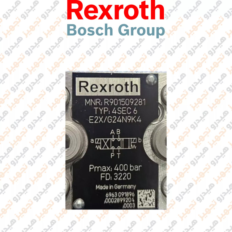 شیر پاپتی هیدرولیک رکسروت 4SEC 6 E2X/EG24N9K4